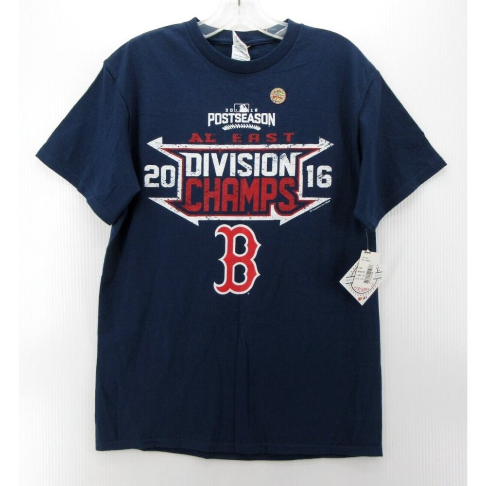Boston Red Sox Shirt Medium 2016 AL East Division Champions MLB NEW - Picture 1 of 15